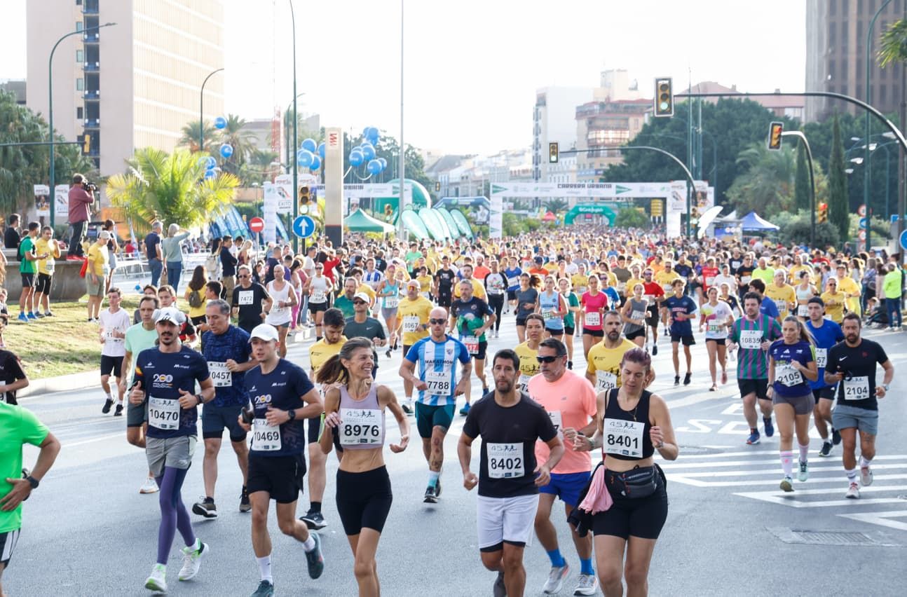 Las mejores imágenes de la Carrera Urbana Ciudad de Málaga