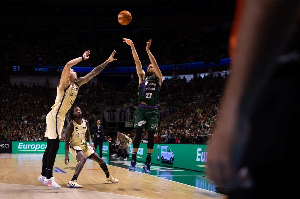 Las mejores imágenes del Unicaja-Barcelona