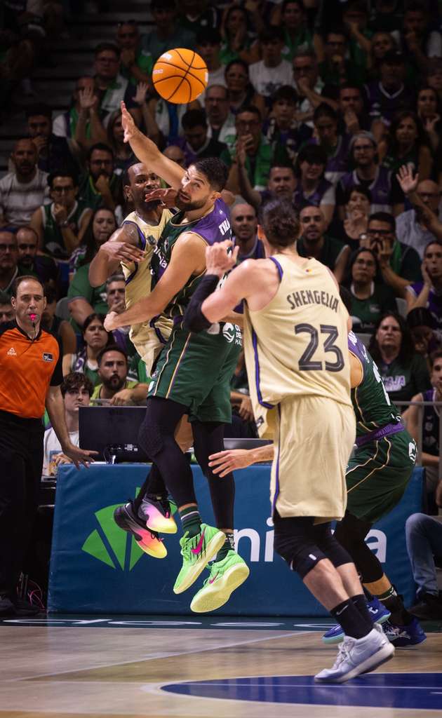 Las mejores imágenes del Unicaja-Barcelona