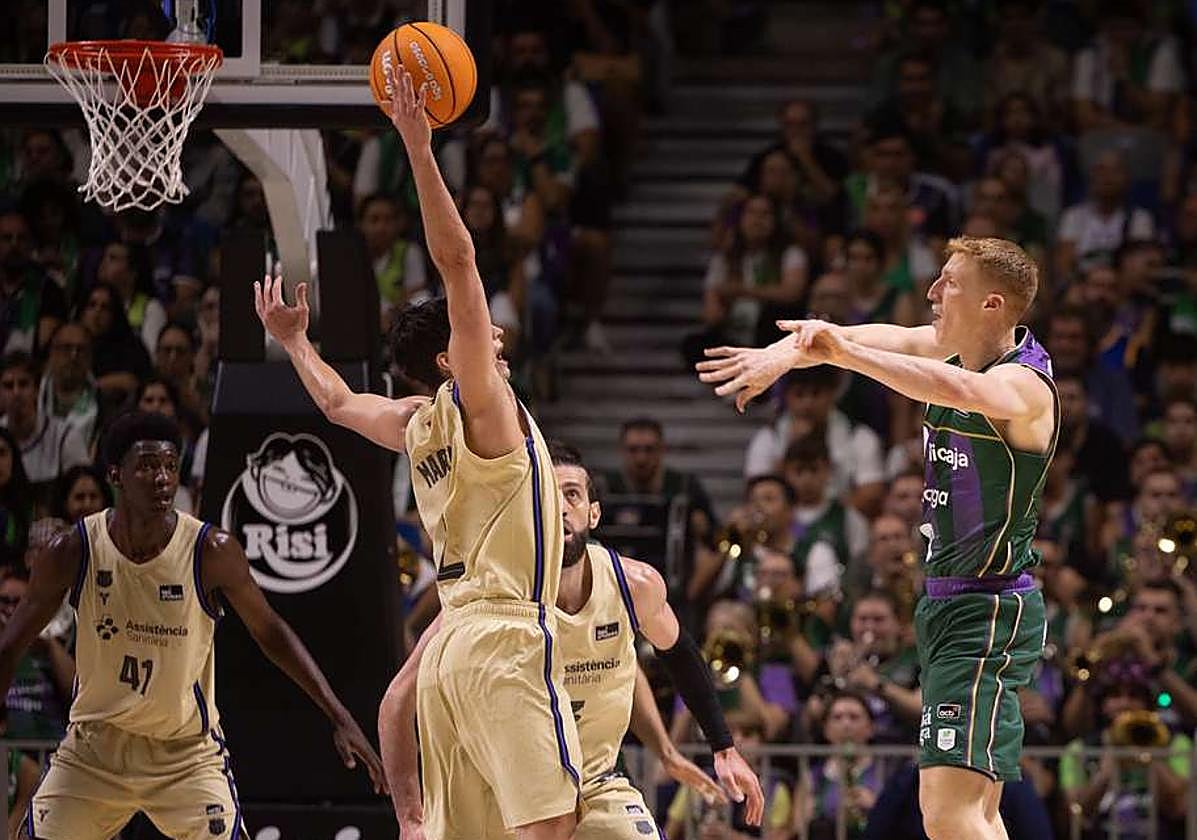El uno a uno del Unicaja-Barcelona