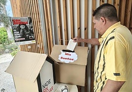 Campaña de Cáritas en favor de las personas sin hogar.