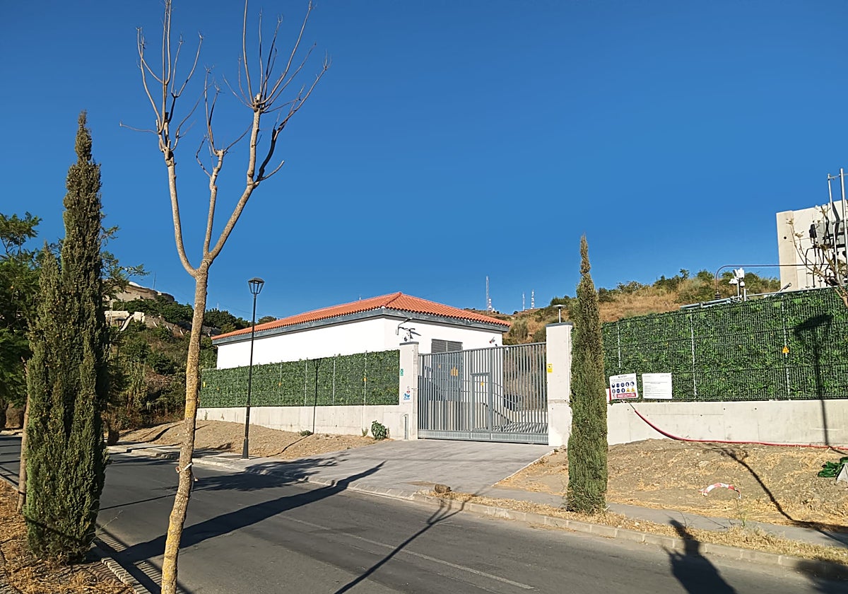 Imagen de las instalaciones de la nueva subestación eléctrica de Torrox.