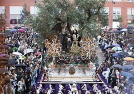 Jesús de la Oración en el Huerto, en su salida del Domingo de Ramos.