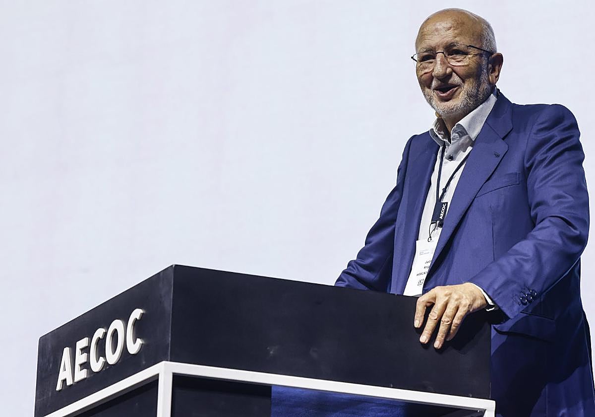 Juan Roig, presidente de Mercadona, en el 40º Congreso AECOC.