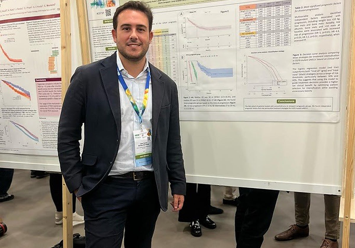 El doctor José Carlos Benítez, oncólogo del Hospital Virgen de la Victoria, investigador del IBIMA y coordinador de este estudio.