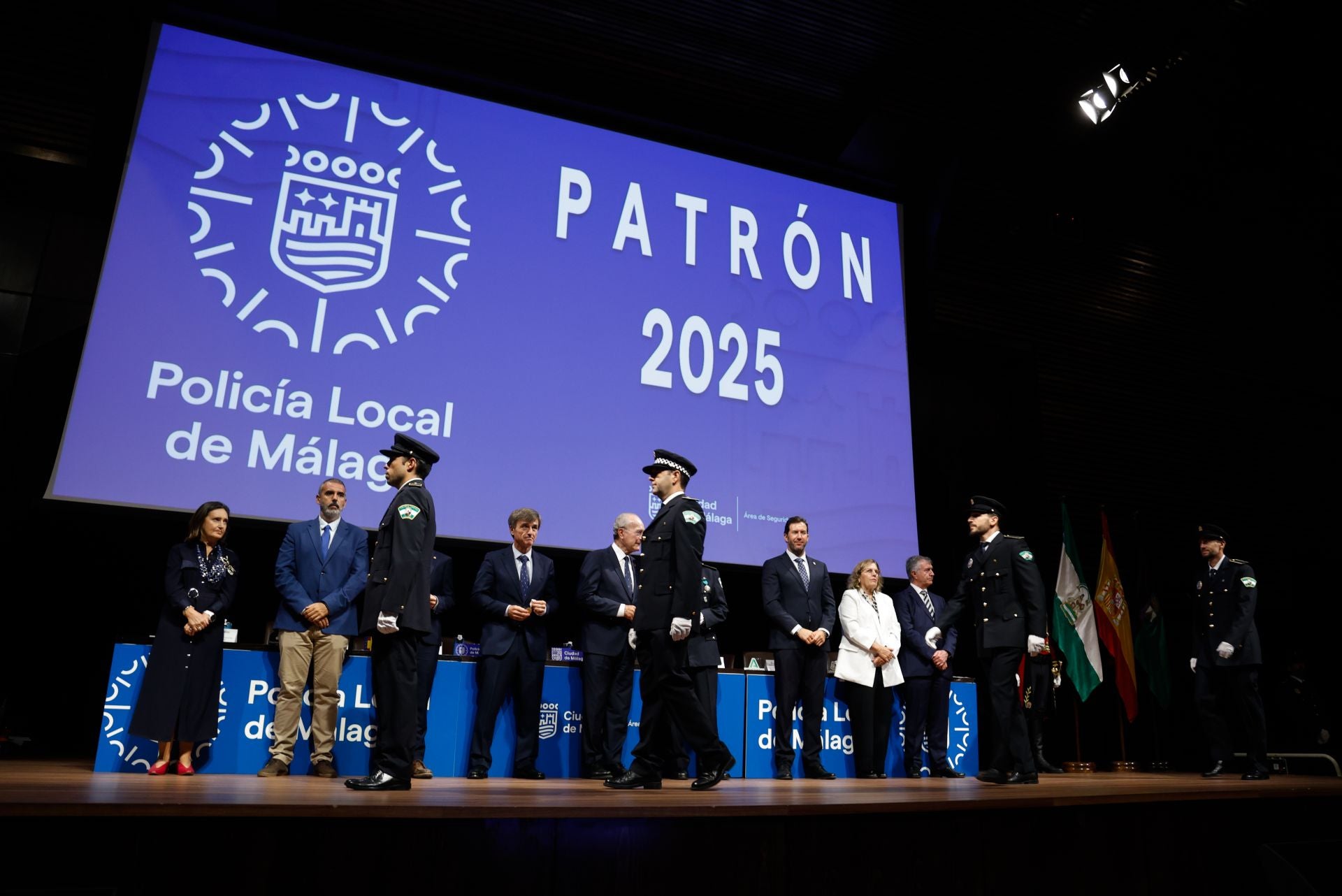 La Policía Local de Málaga celebra los actos del día de su patrón