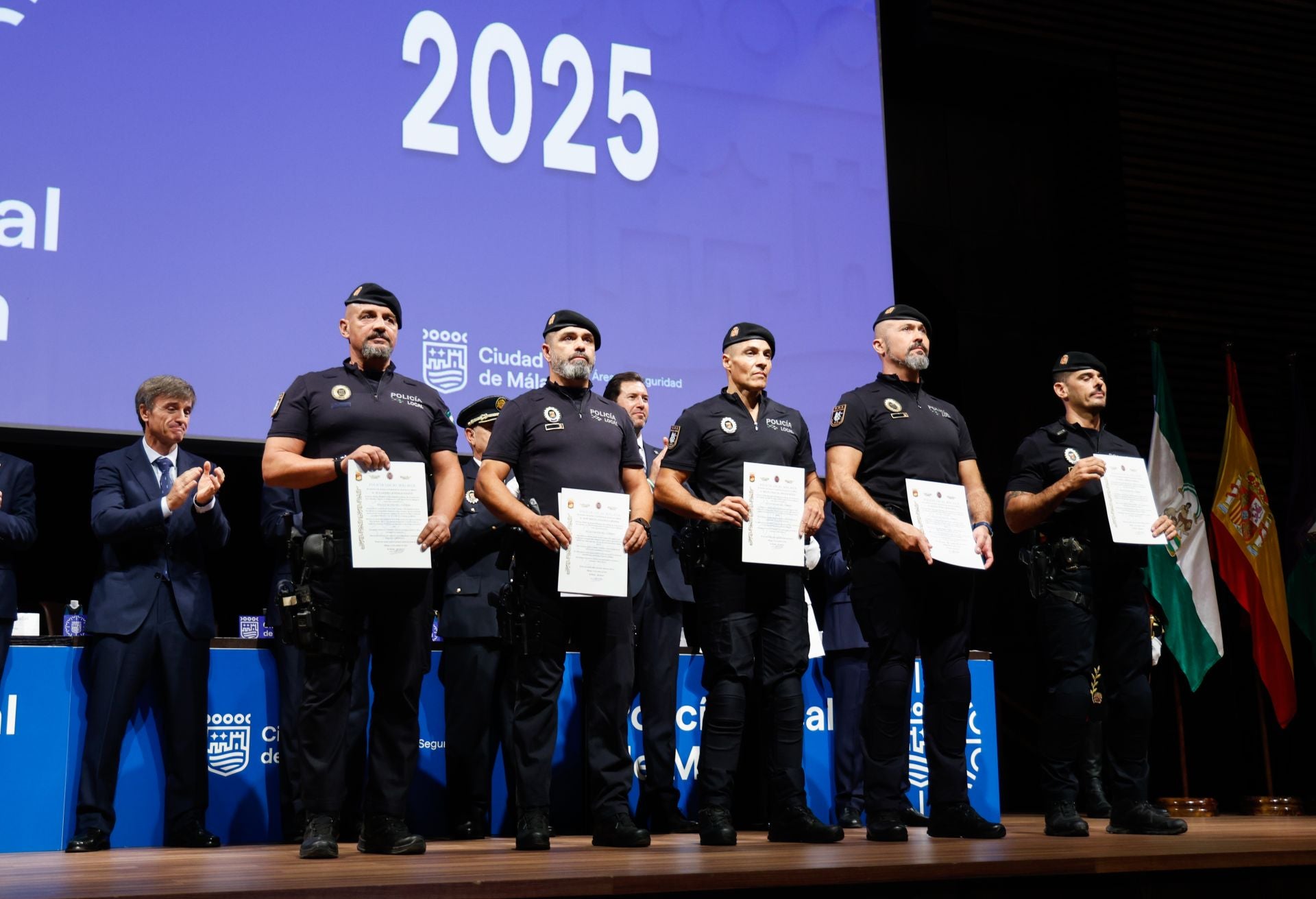 La Policía Local de Málaga celebra los actos del día de su patrón