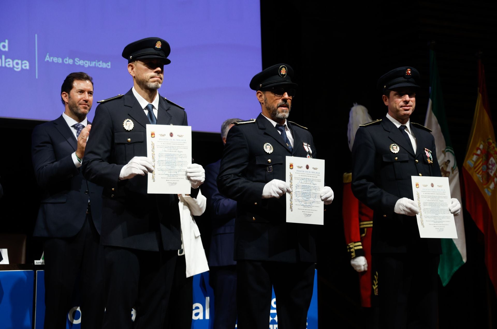 La Policía Local de Málaga celebra los actos del día de su patrón