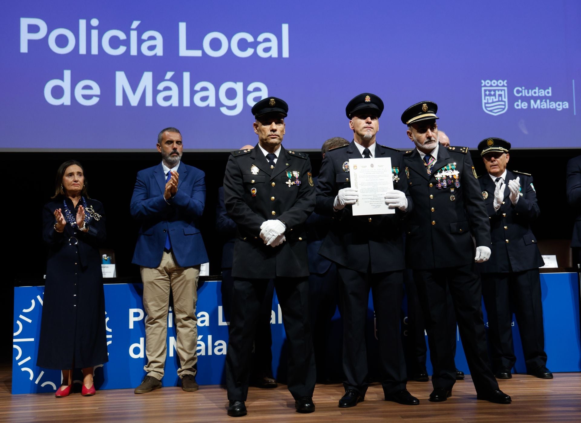 La Policía Local de Málaga celebra los actos del día de su patrón
