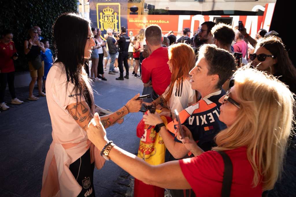 Las fotos de la selección española femenina de fútbol en Málaga