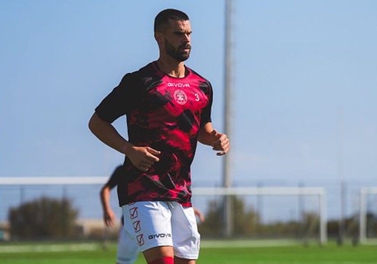 El defensa marbellí Christian Rutjens.