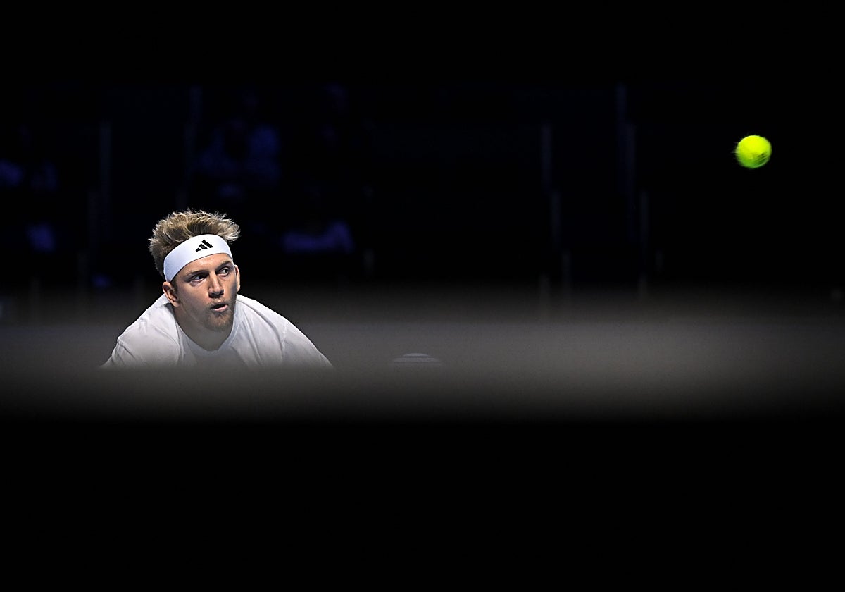 Alejandro Davidovich, en su duelo de este