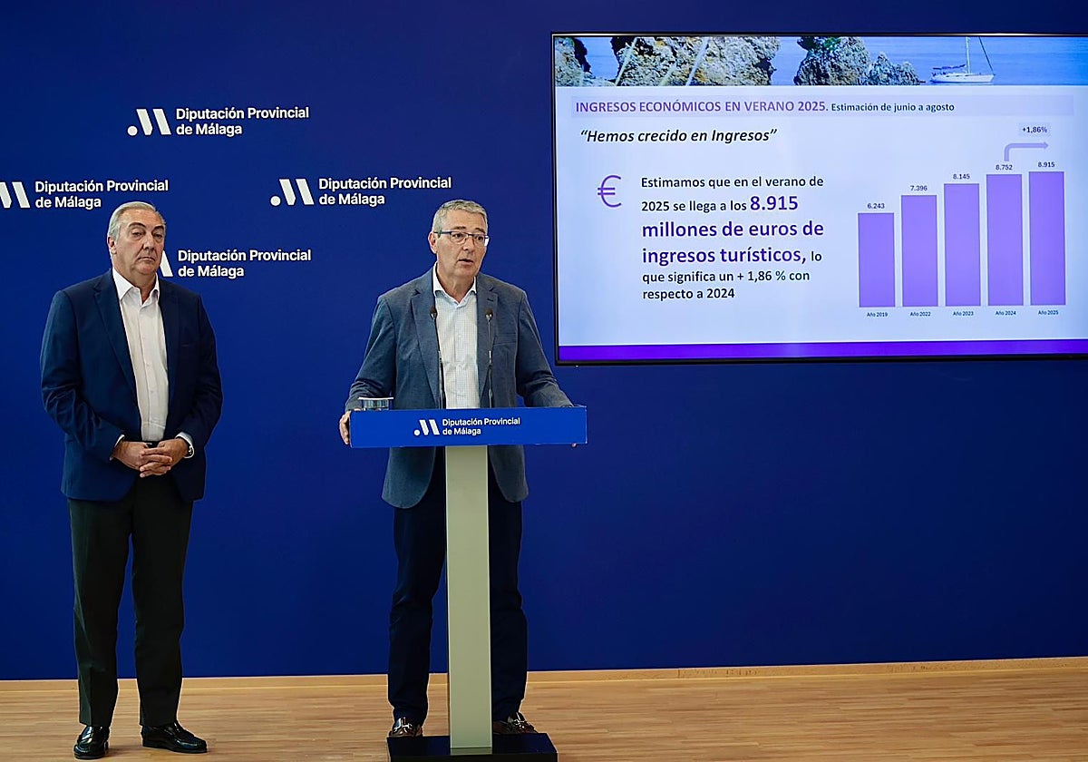 Antonio Díaz y Francisco Salado presentan el balance del verano.