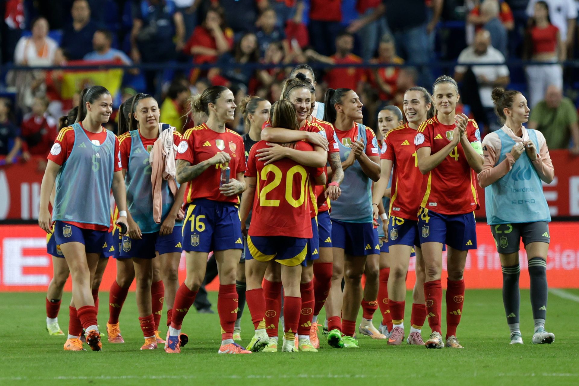 El España-Suecia jugado en Málaga, en imágenes