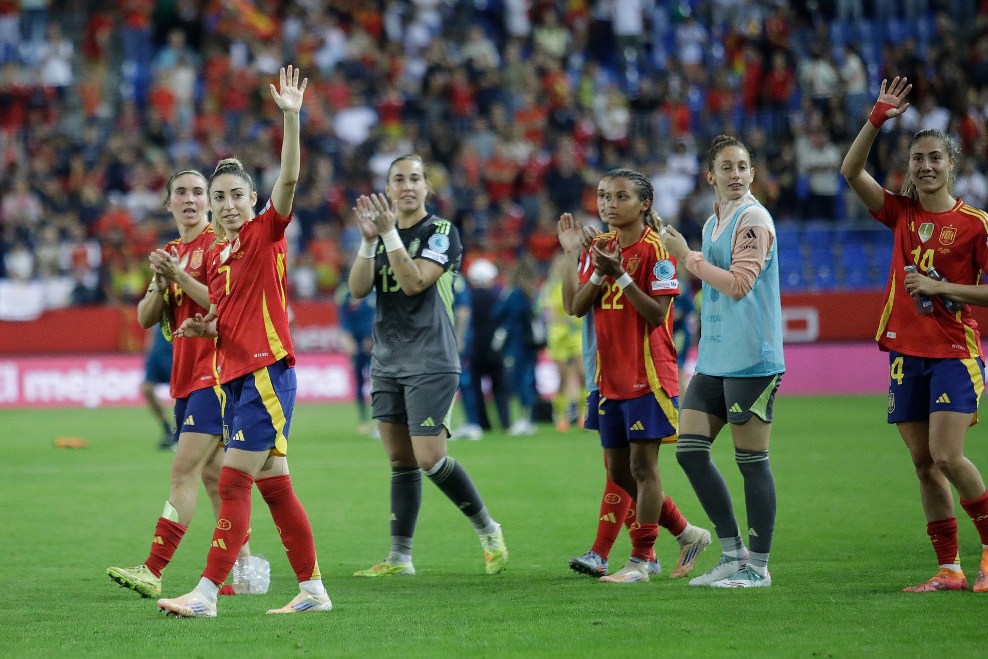 El España-Suecia jugado en Málaga, en imágenes