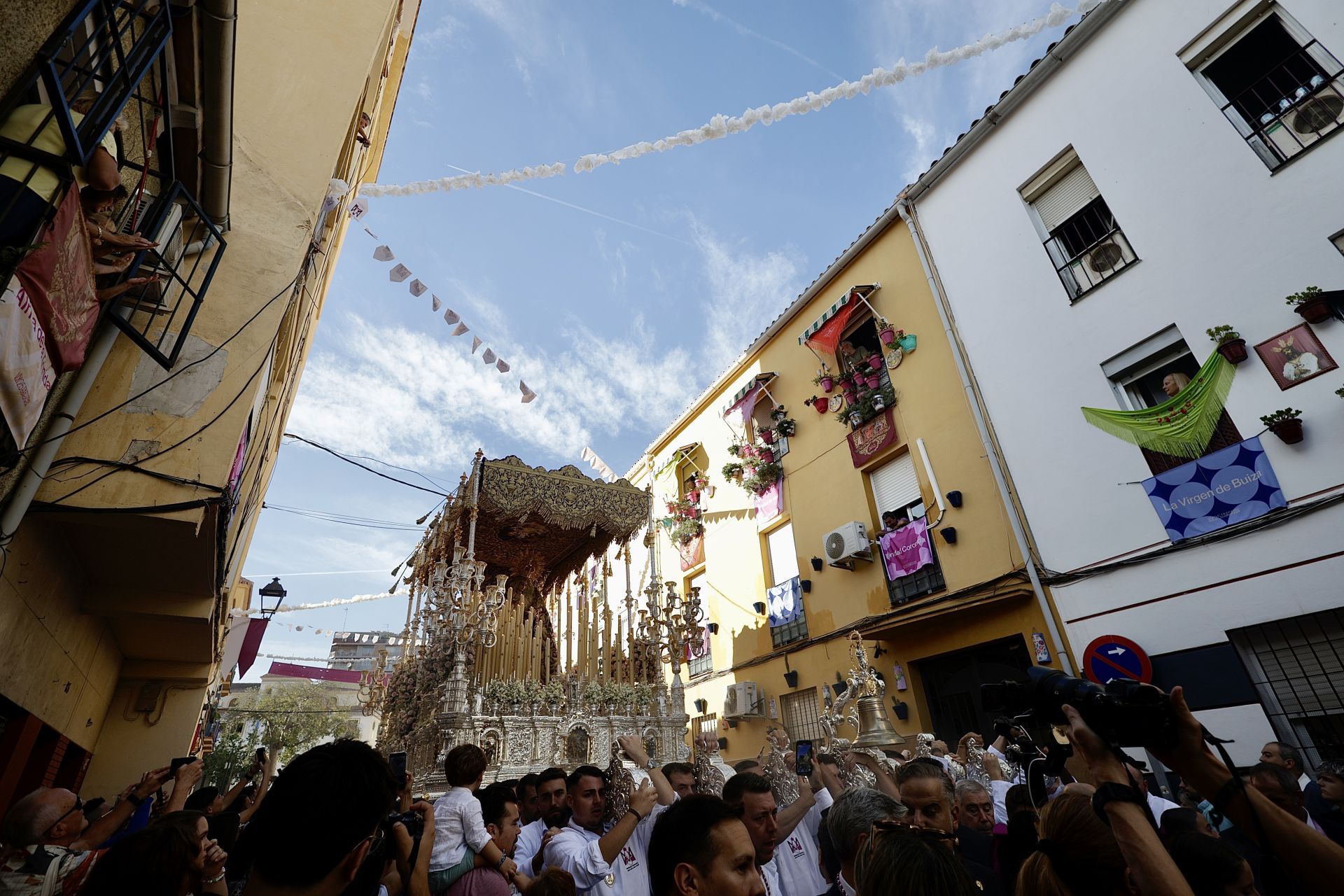 La procesión extraordinaria de la Virgen de la Trinidad, en imágenes
