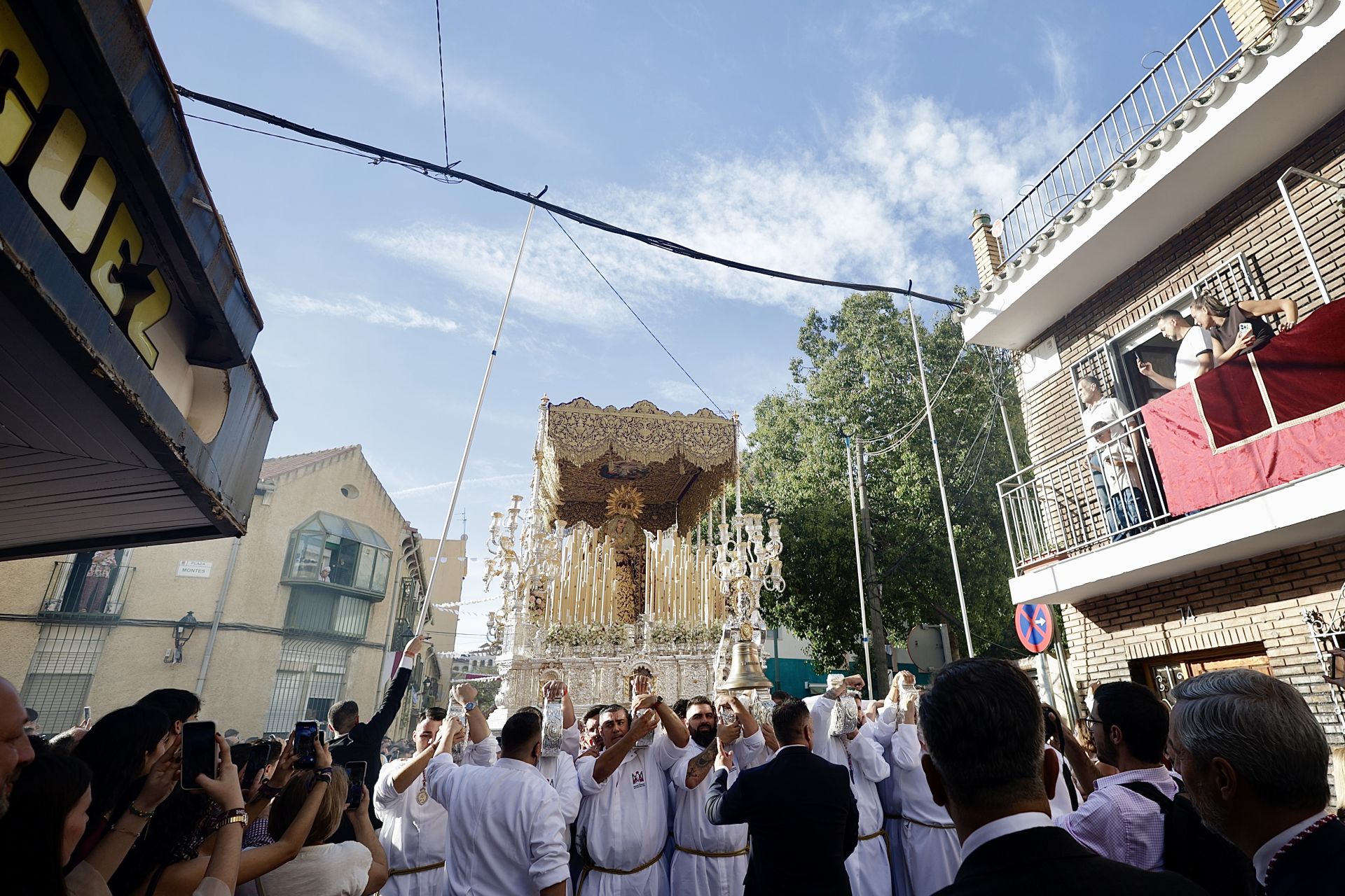 La procesión extraordinaria de la Virgen de la Trinidad, en imágenes