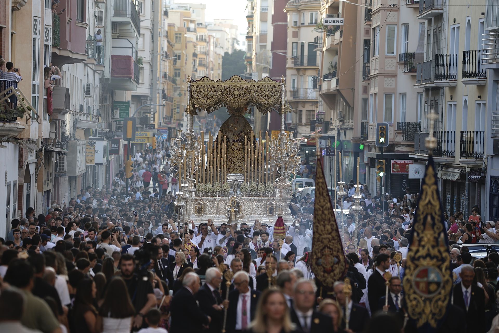 La procesión extraordinaria de la Virgen de la Trinidad, en imágenes