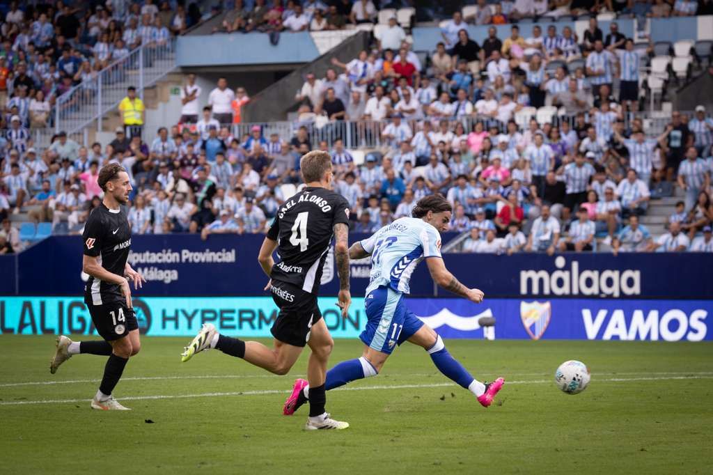 El Málaga-Andorra, en imágenes