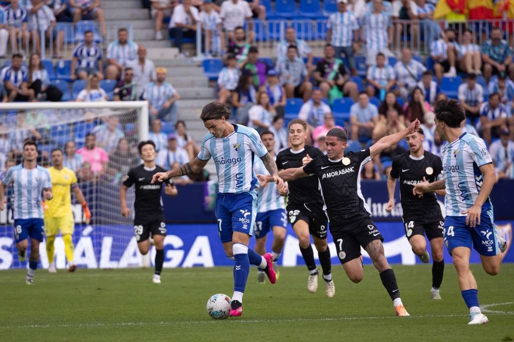 El Málaga-Andorra, en imágenes