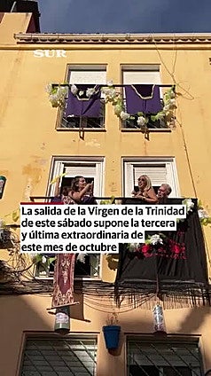 La Virgen de la Trinidad sale a la calle por el 25º aniversario de su coronación canónica