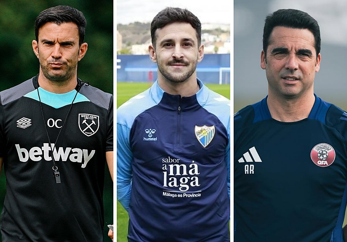 Óscar Caro, Alejandro Caro, y Álvaro Reina.