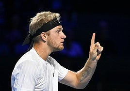 Alejandro Davidovich, la semana pasada en Basilea.