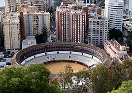 Vista de la plaza de toros de la capital.