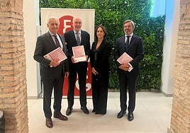 Antonio Pedraza, Manuel Méndez, Isabel Rodríguez y Javier Font.