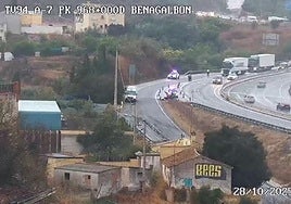 El accidente se ha registrado en el kilometro 968 de la A-7, en Rincón.