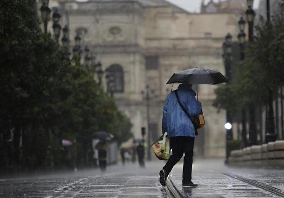 Aviso naranja en tres provincias de Andalucía por fuertes lluvias