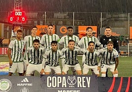 El once inicial del Torremolinos este miércoles.