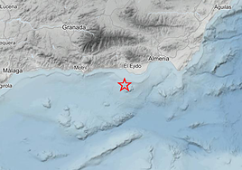 El litoral de Almería registra cinco réplicas tras un terremoto de magnitud 4,2 sentido en Málaga
