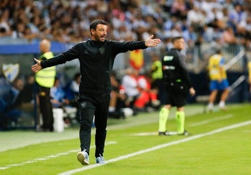 Ale Acejo, segundo entrenador del Málaga: «Hay que poner en valor lo que se ha hecho»