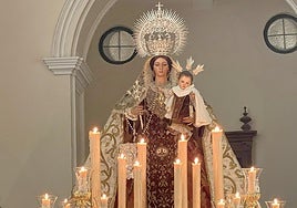 La Virgen del Carmen de El Perchel saldrá el 1 de noviembre en rosario callejero.
