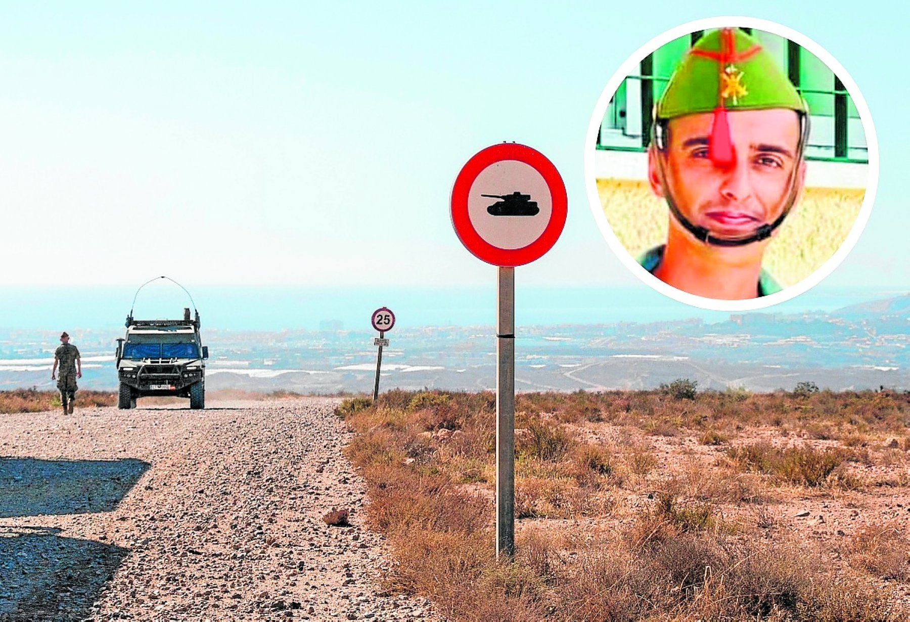 Daniel, el joven legionario fallecido en la explosión.