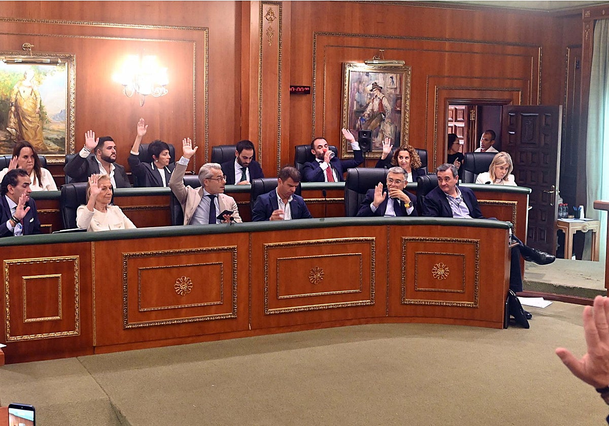 Imagen de la sesión plenaria ordinaria de octubre celebrada este viernes.