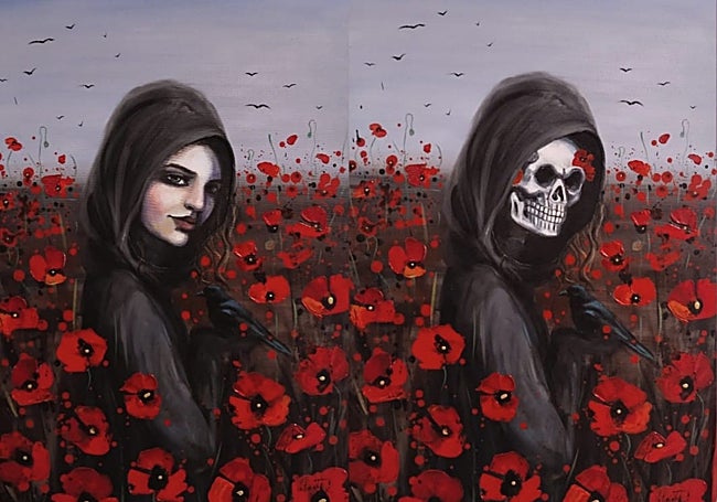 Representación de la muerte a través de la obra de Victoria T..