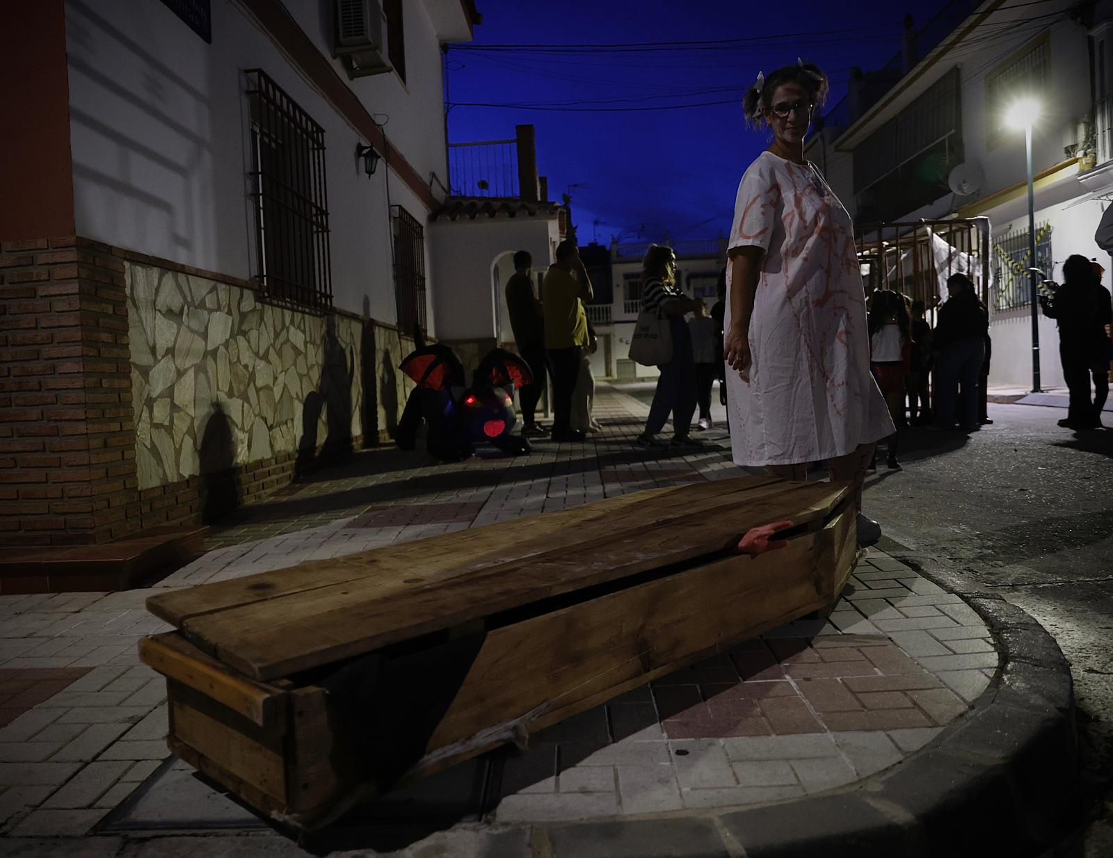 El distrito de Churriana celebra su famosa Noche del Terror