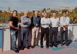 Una imagen del encuentro del CITAC, en la terraza de la sede de Google.