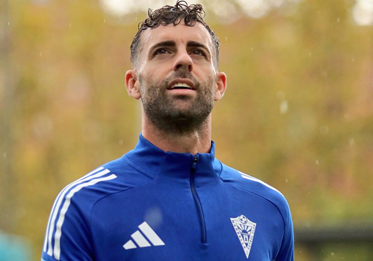 Rodri Ríos, del Marbella, en un entrenamiento reciente.