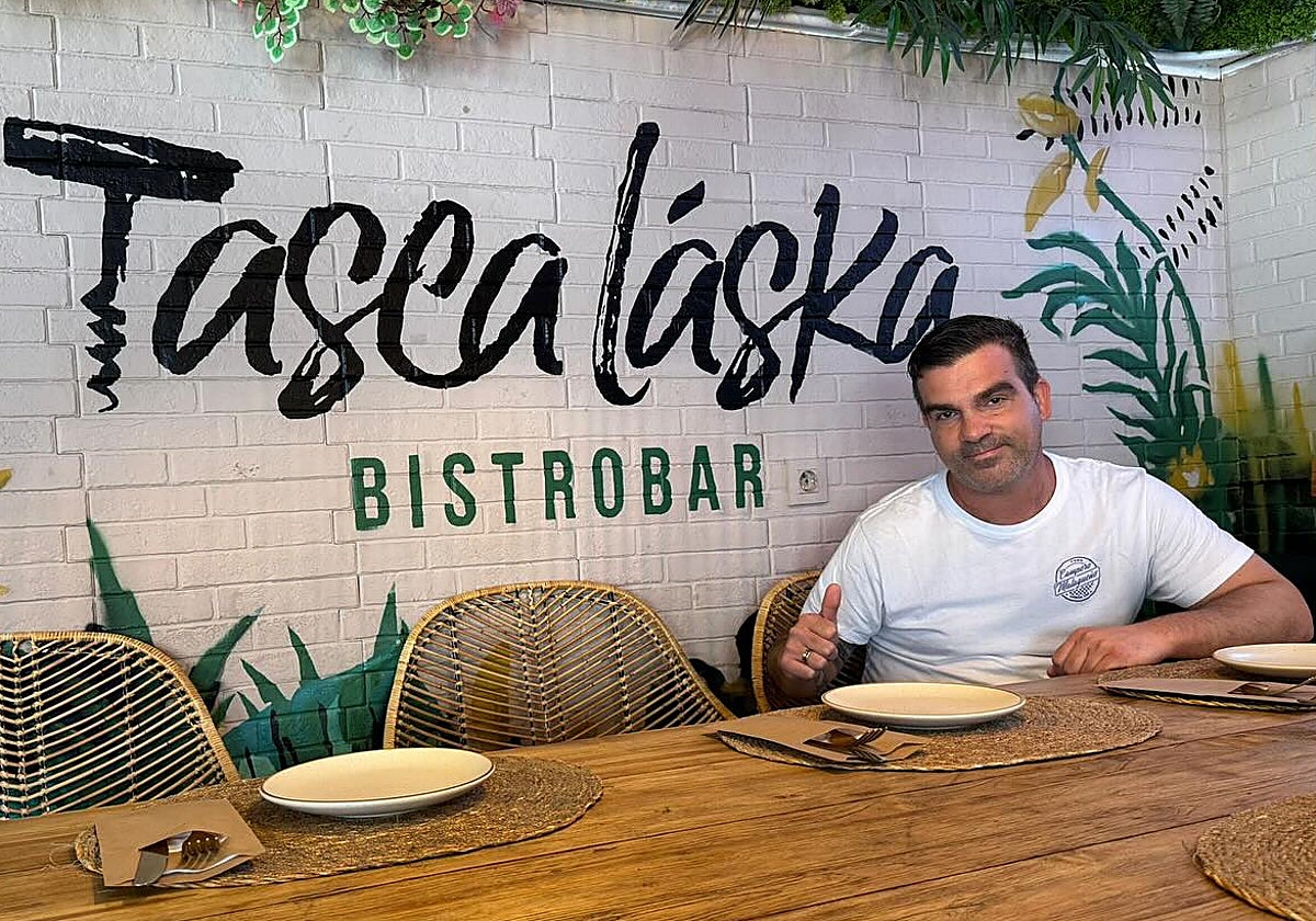 Álvaro Ávila, este verano al anunciarse su incorporación a Taska Láska.