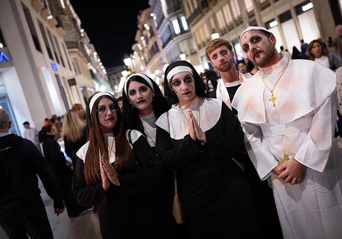 Málaga se rinde al terror: Halloween toma el Centro, Huelin y Churriana