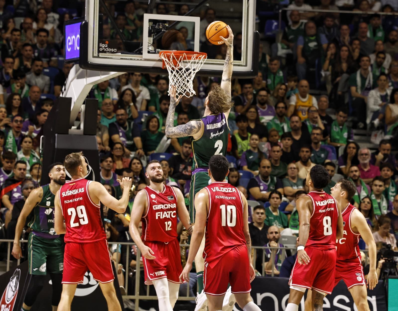 El Unicaja-Girona, en imágenes