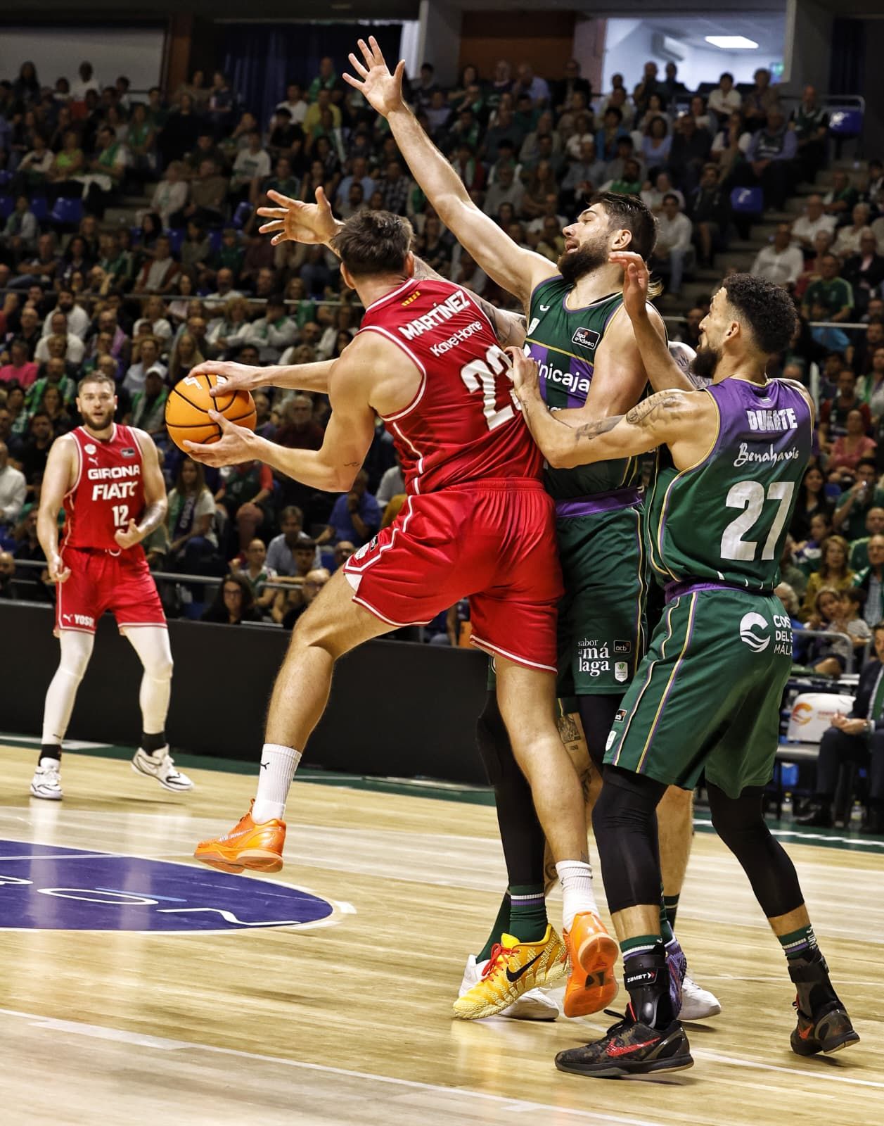 El Unicaja-Girona, en imágenes