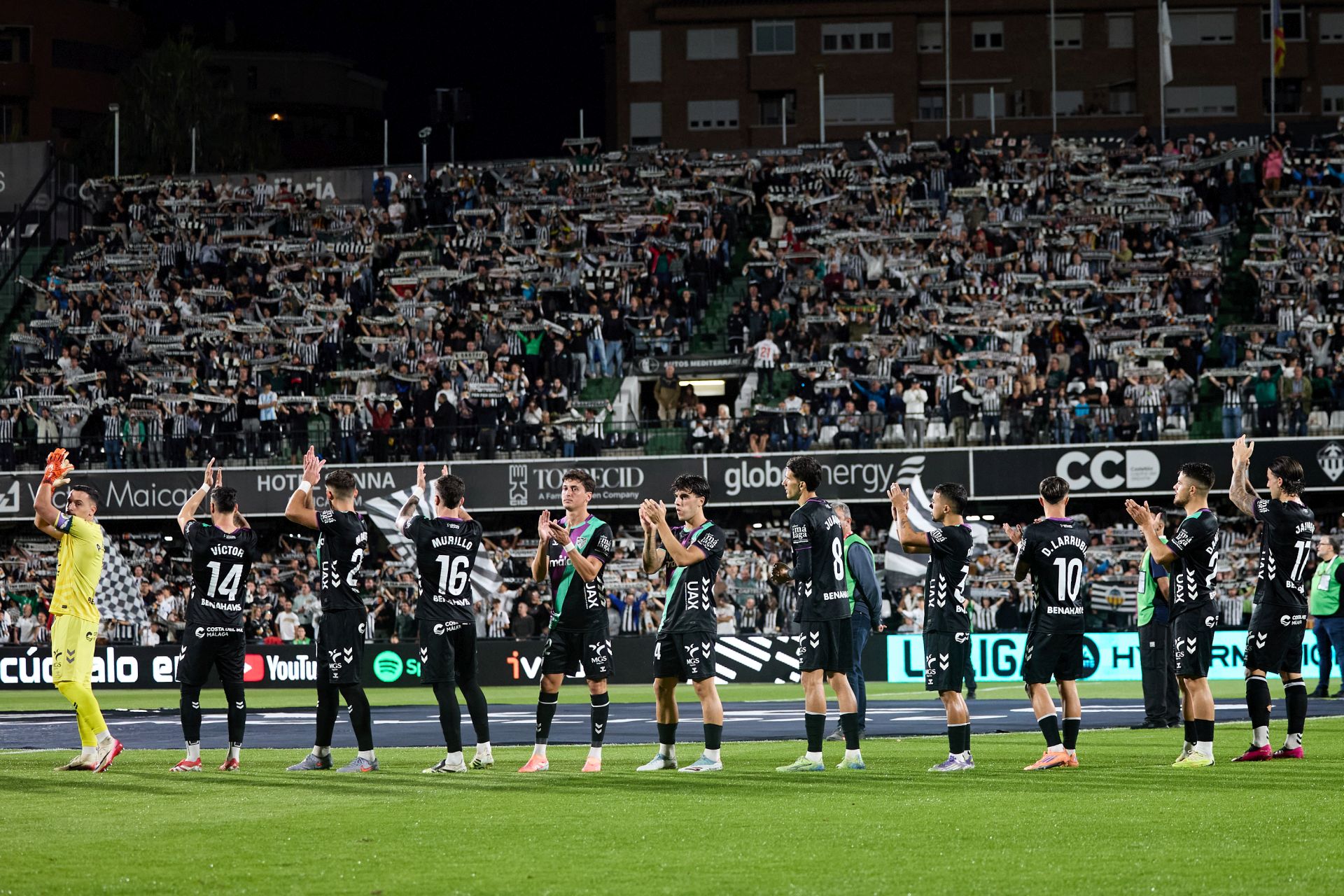 El Castellón-Málaga, en imágenes