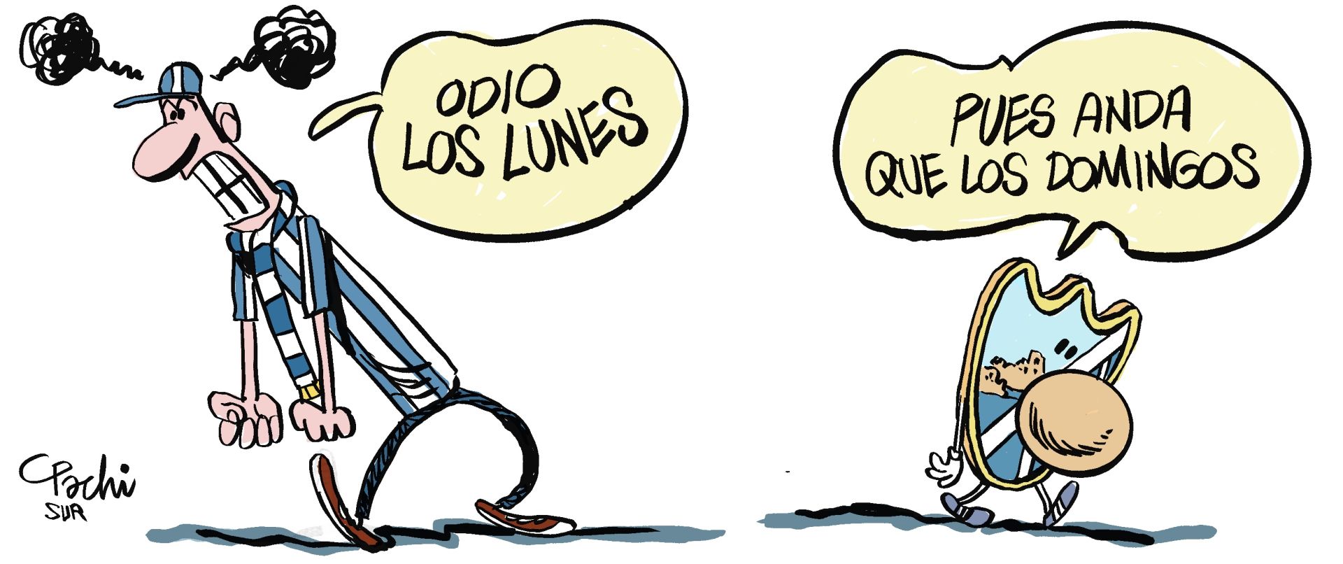 La actualidad deportiva del mes de noviembre, en las viñetas de Pachi