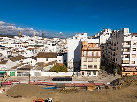 Lugar donde irá ubicado el nuevo sistema hidráulico preventivo, bajo el nuevo bulevar.