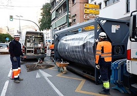 La primera vez que se utilizó el sistema en una red de agua potable fue en Capuchinos.