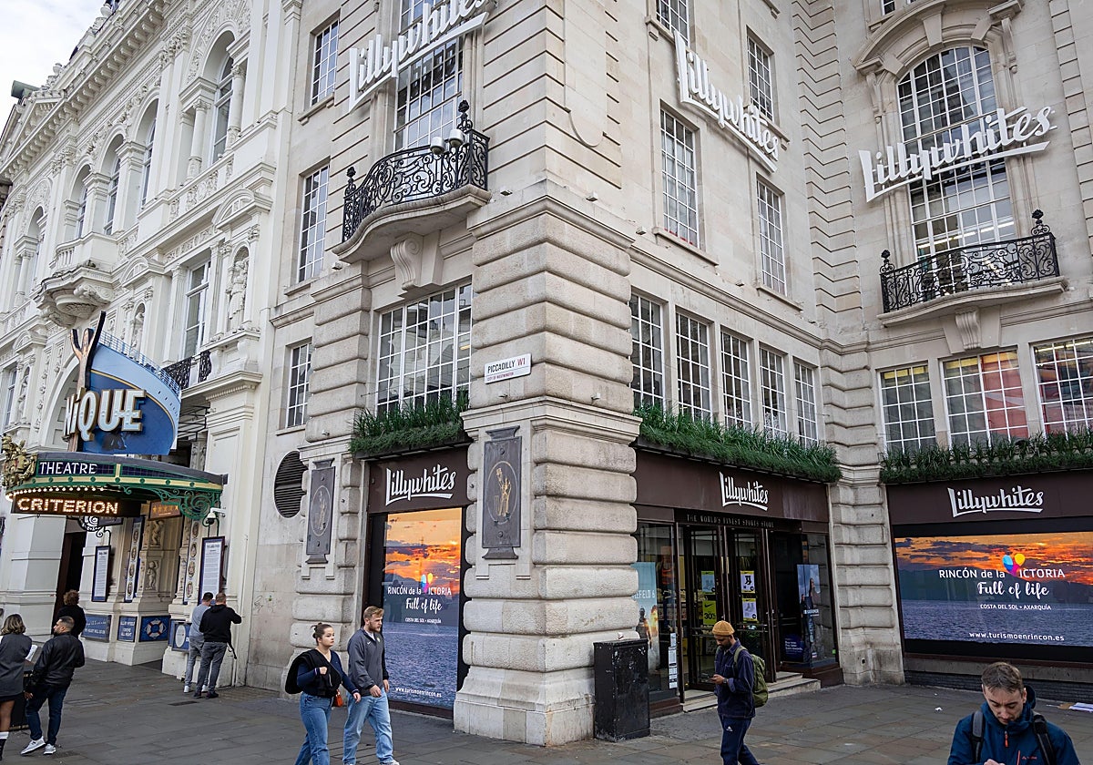 Promoción de Rincón de la Victoria en el centro de Londres.